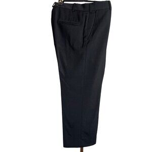 Vintage Harris men’s black dress pants (no material or care tag) flat front 4 po
